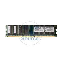 Crucial CT12864Z40B.Y16TY - 1GB DDR PC-3200 184-Pins Memory