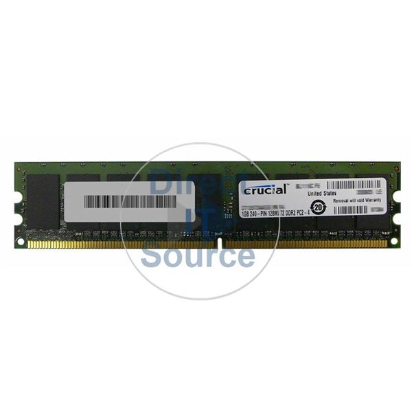 Crucial CT12872AA53E - 1GB DDR2 PC2-4200 ECC 240-Pins Memory