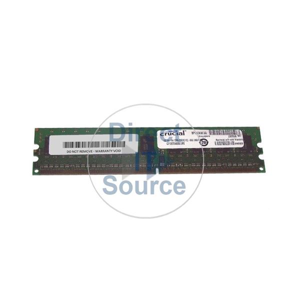 Crucial CT12872AA800.9FE - 1GB DDR2 PC2-6400 ECC Unbuffered 240-Pins Memory