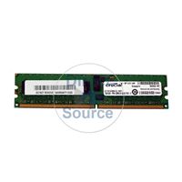 Crucial CT12872AB667S.18FF1 - 1GB DDR2 PC2-5300 ECC Registered 240-Pins Memory