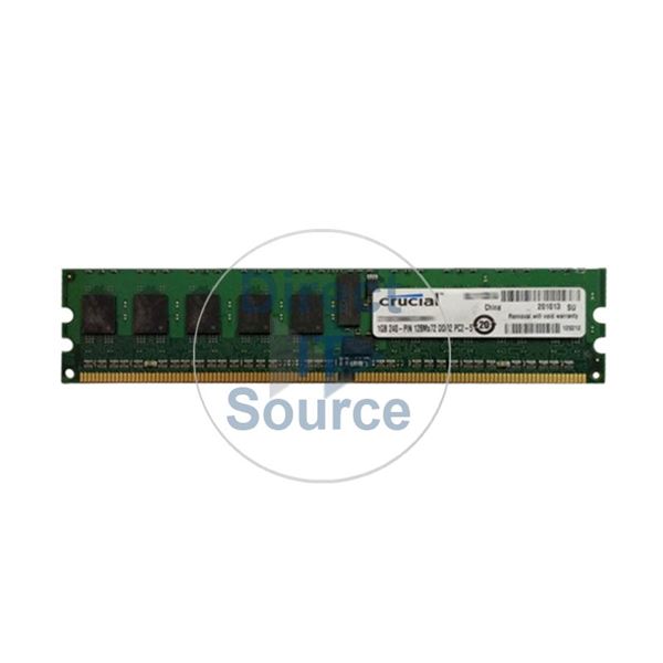 Crucial CT12872AB667S - 1GB DDR2 PC2-5300 ECC Registered 240-Pins Memory