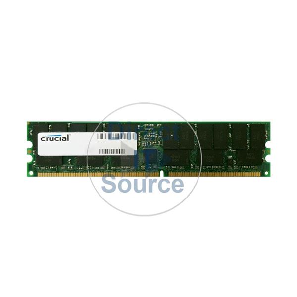 Crucial CT12872Y335.36LFG42 - 1GB DDR PC-2700 ECC Registered Memory