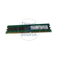 Crucial CT12872Y335.K18FY - 1GB DDR PC-2700 ECC Registered 184-Pins Memory