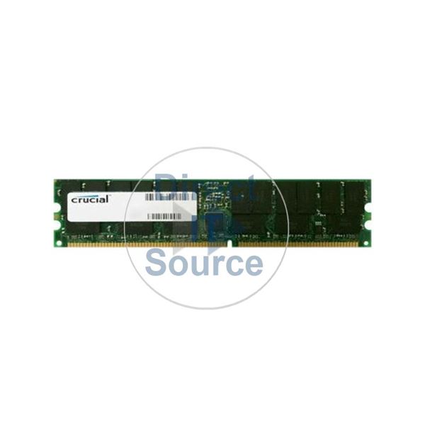 Crucial CT12872Y40B.M18LFF4Y - 1GB DDR PC-3200 ECC Registered 184-Pins Memory