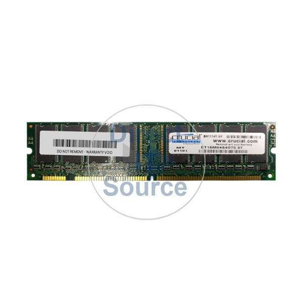 Crucial CT16M64S4D75.8T - 128MB SDRAM PC-133 Memory