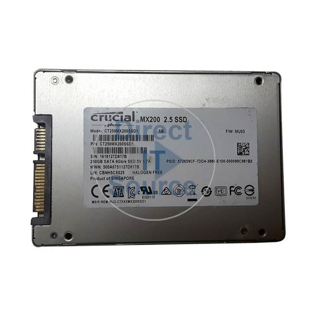 Crucial CT250MX200SSD1 - 250GB SATA 2.5" SSD