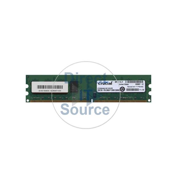 Crucial CT25664AA1067.M16FE - 2GB DDR2 PC2-5300 240-Pins Memory