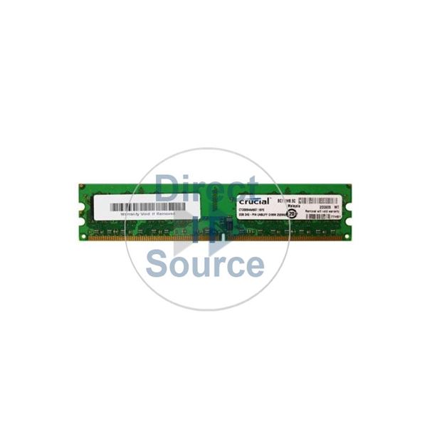 Crucial CT25664AA667.16FE - 2GB DDR2 PC2-5300 Non-ECC Unbuffered 240-Pins Memory