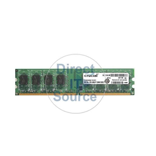 Crucial CT25664AA667.M16FH - 2GB DDR2 PC2-5300 Non-ECC Unbuffered 240-Pins Memory