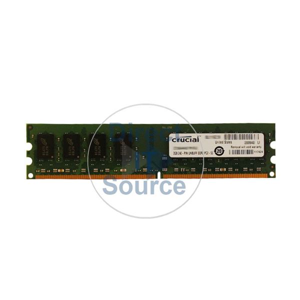 Crucial CT25664AA667T - 2GB DDR2 PC2-5300 Memory