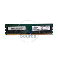 Crucial CT25664AA800.16FHZ - 2GB DDR2 PC2-6400 Non-ECC Unbuffered 240-Pins Memory