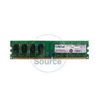 Crucial CT25664AA800.M16FJ3 - 2GB DDR2 PC2-6400 Non-ECC Unbuffered 240-Pins Memory