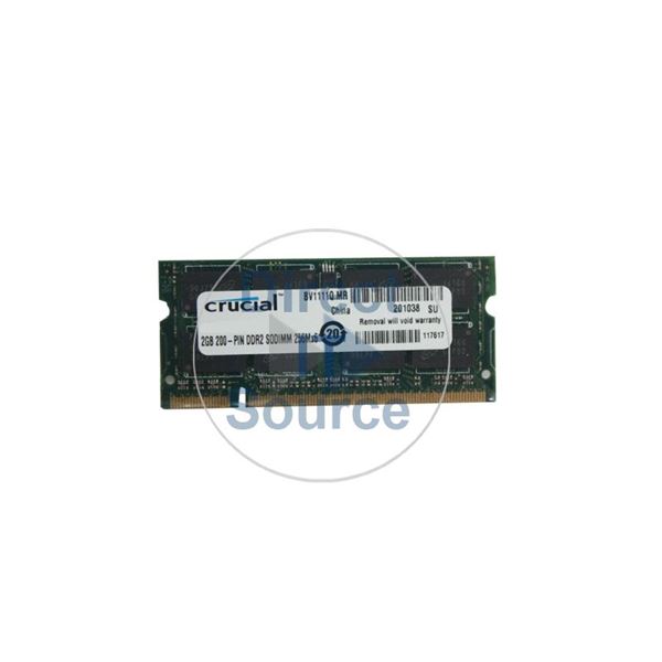 Crucial CT25664AC667.Y16F - 2GB DDR2 PC2-5300 Non-ECC Unbuffered 200-Pins Memory