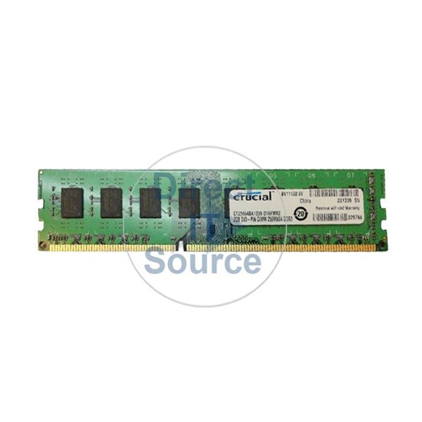 Crucial CT25664BA1339.D16FMR2 - 2GB DDR3 PC3-10600 Non-ECC Unbuffered 240-Pins Memory