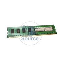 Crucial CT25664BA1339A.M16FG - 2GB DDR3 PC3-10600 Non-ECC Unbuffered 240-Pins Memory