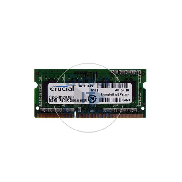Crucial CT25664BC1339.M8FR - 2GB DDR3 PC3-10600 Non-ECC Unbuffered Memory