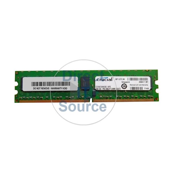 Crucial CT25672AA53E.18FE - 2GB DDR2 PC2-4200 ECC 240-Pins Memory