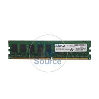 Crucial CT25672AA667.M18FG - 2GB DDR2 PC2-5300 ECC Unbuffered 240-Pins Memory