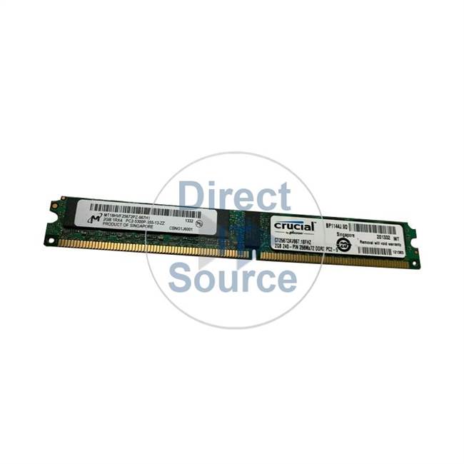 Crucial CT25672AV667.18FHZ - 2GB DDR2 - VLP PC2-5300 240-Pins Memory