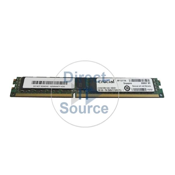 Crucial CT25672BV1339 - 2GB DDR3 PC3-10600 ECC Registered Memory