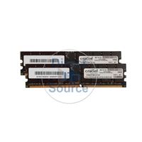 Crucial CT25672Y40B.36LFDY - 4GB 2x2GB DDR PC-3200 ECC Registered 184-Pins Memory