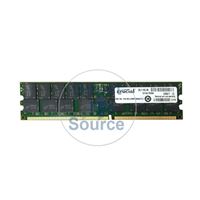 Crucial CT25672Y40B.36LFFY - 2GB DDR PC-3200 ECC Registered 184-Pins Memory