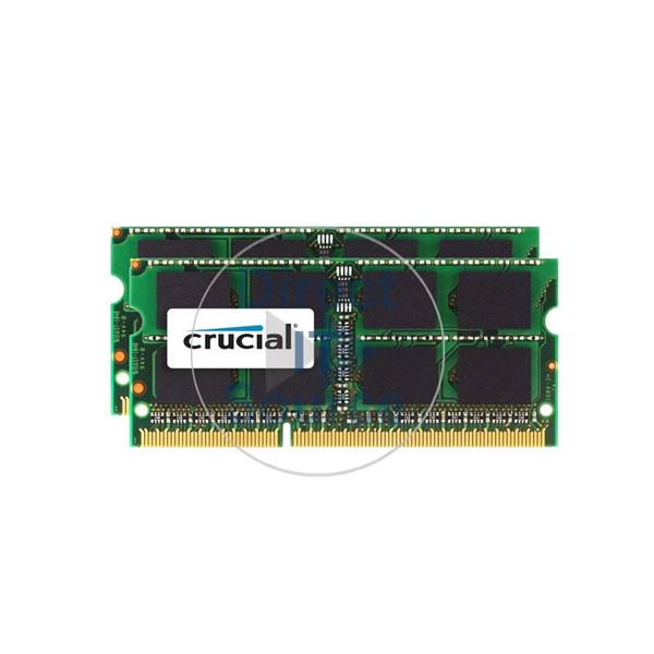 Crucial CT2CP25664AC667 - 4GB 2x2GB DDR2 PC2-5300 Non-ECC Unbuffered 200-Pins Memory