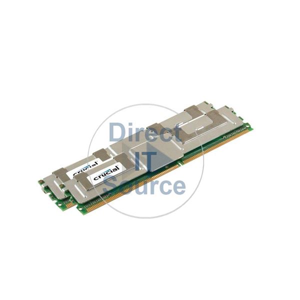 Crucial CT2CP25672AF667 - 4GB 2x2GB DDR2 PC2-5300 ECC Fully Buffered 240-Pins Memory