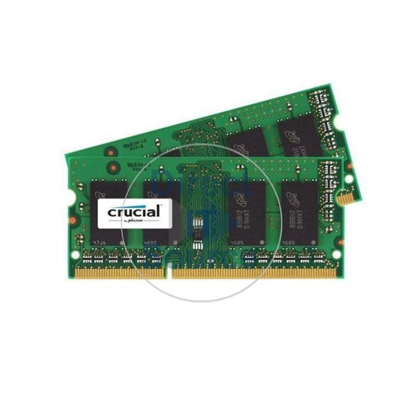 Crucial CT2K102464BF186D - 16GB 2x8GB DDR3 PC3-14900 Non-ECC Unbuffered 204-Pins Memory