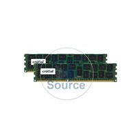 Crucial CT2K16G3ERSLD4160B - 32GB 2x16GB DDR3 PC3-12800 ECC Registered 240-Pins Memory