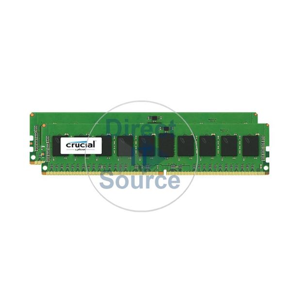 Crucial CT2K16G4RFD824A - 32GB 2x16GB DDR4 PC4-19200 ECC Registered 288-Pins Memory