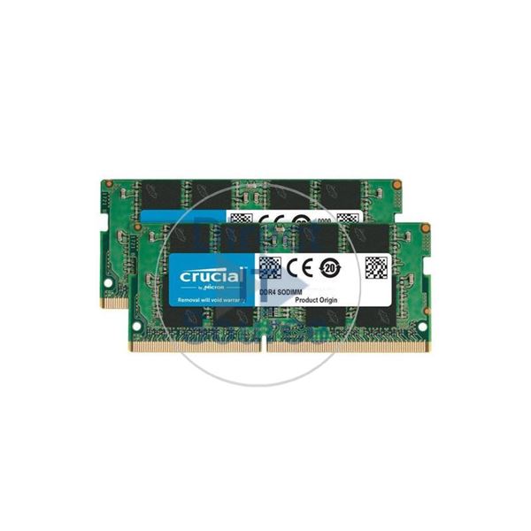 Crucial CT2K16G4SFD824A - 32GB 2x16GB DDR4 PC4-19200 Non-ECC Unbuffered 260-Pins Memory