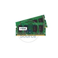 Crucial CT2K4G3S160BJM - 8GB 2x4GB DDR3 PC3-12800 Non-ECC Unbuffered 204-Pins Memory