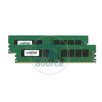 Crucial CT2K4G4DFS824A - 8GB 2x4GB DDR4 PC4-19200 Non-ECC Unbuffered 288-Pins Memory