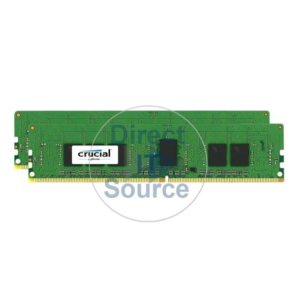 Crucial CT2K4G4RFS824A - 8GB 2x4GB DDR4 PC4-19200 ECC Registered 288-Pins Memory