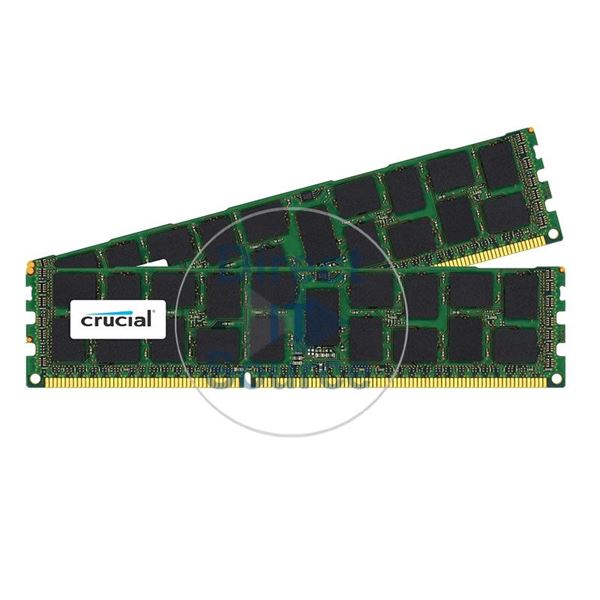 Crucial CT2K8G3ERSLD8160B - 16GB 2x8GB DDR3 PC3-12800 ECC Registered 240-Pins Memory