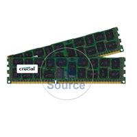 Crucial CT2K8G3ERSLS41339 - 16GB 2x8GB DDR3 PC3-10600 ECC Registered 240-Pins Memory