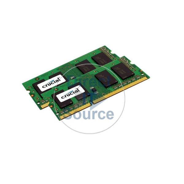 Crucial CT2K8G3S160BM - 16GB 2x8GB DDR3 PC3-12800 Non-ECC Unbuffered 204-Pins Memory