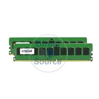 Crucial CT2K8G4RFS824A - 16GB 2x8GB DDR4 PC4-19200 ECC Registered 288-Pins Memory