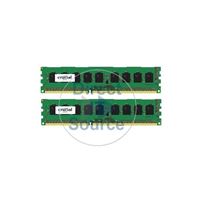 Crucial CT2KIT102472BA186D - 16GB 2x8GB DDR3 PC3-14900 ECC Unbuffered 240-Pins Memory