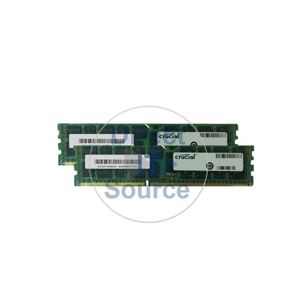 Crucial CT2KIT102472BB1339 - 16GB 2x8GB DDR3 PC3-10600 ECC Registered 240-Pins Memory