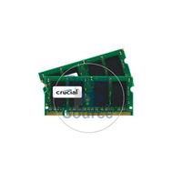 Crucial CT2KIT12864AC800 - 2GB 2x1GB DDR2 PC2-6400 Non-ECC Unbuffered Memory