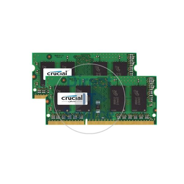 Crucial CT2KIT12864BC1067 - 2GB 2x1GB DDR3 PC3-8500 Non-ECC Unbuffered 204-Pins Memory