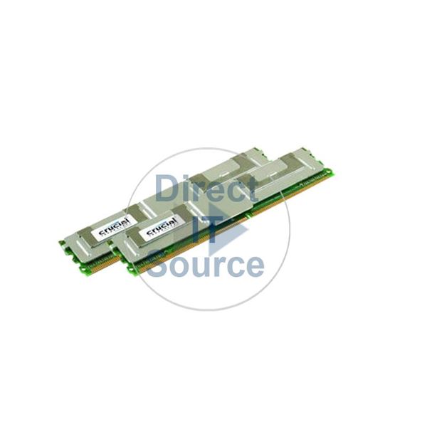 Crucial CT2KIT12872AF667 - 2GB 2x1GB DDR2 PC2-5300 ECC Fully Buffered Memory
