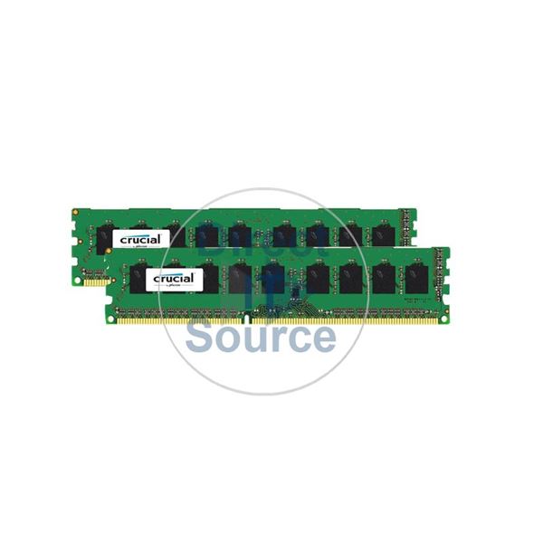 Crucial CT2KIT12872BA1339 - 2GB 2x1GB DDR3 PC3-10600 ECC Memory