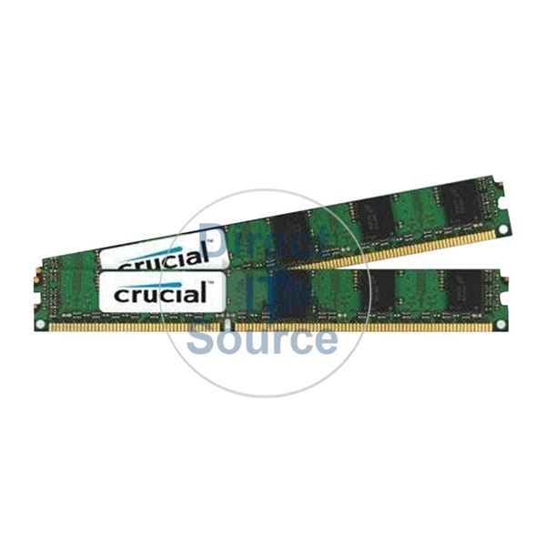 Crucial CT2KIT12872BW1339S - 2GB 2x1GB DDR3 PC3-10600 ECC Registered 240-Pins Memory