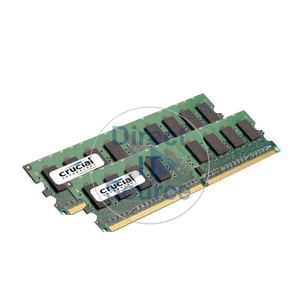 Crucial CT2KIT25664AA53E - 4GB 2x2GB DDR2 PC2-4200 240-Pins Memory