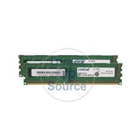 Crucial CT2KIT25664BA1339 - 4GB 2x2GB DDR3 PC3-10600 Non-ECC Unbuffered 240-Pins Memory
