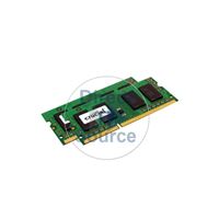 Crucial CT2KIT25664BC1067 - 4GB 2x2GB DDR3 PC3-8500 Non-ECC Unbuffered 204-Pins Memory