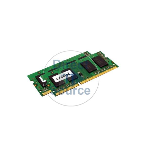 Crucial CT2KIT25664BC1067 - 4GB 2x2GB DDR3 PC3-8500 Non-ECC Unbuffered 204-Pins Memory